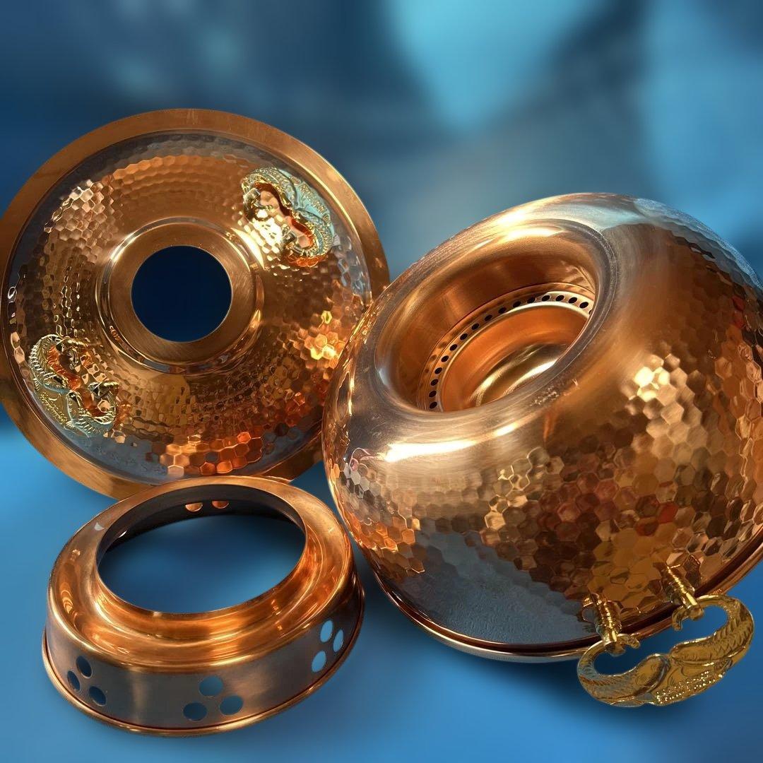 未使用❗️美品❗️高級COPPER100 ♦︎しゃぶしゃぶ銅鍋 ♦︎26cm即購入OK❗️