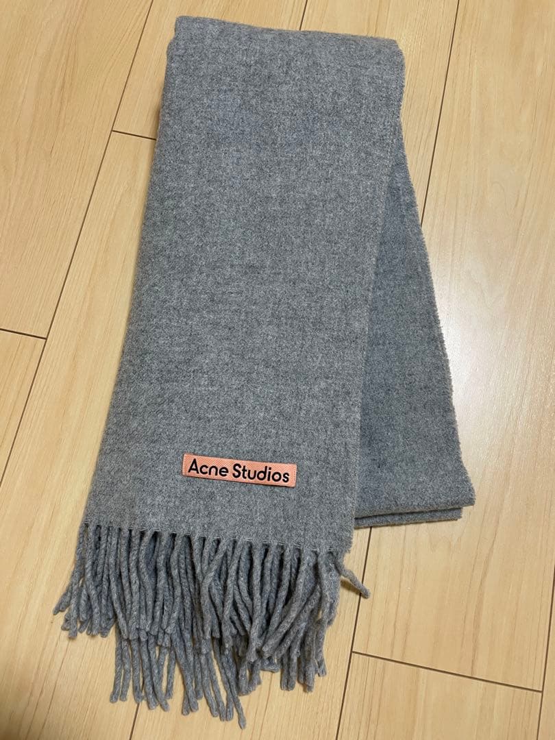 Acne Studios マフラー　フリンジ　ウール　200×70