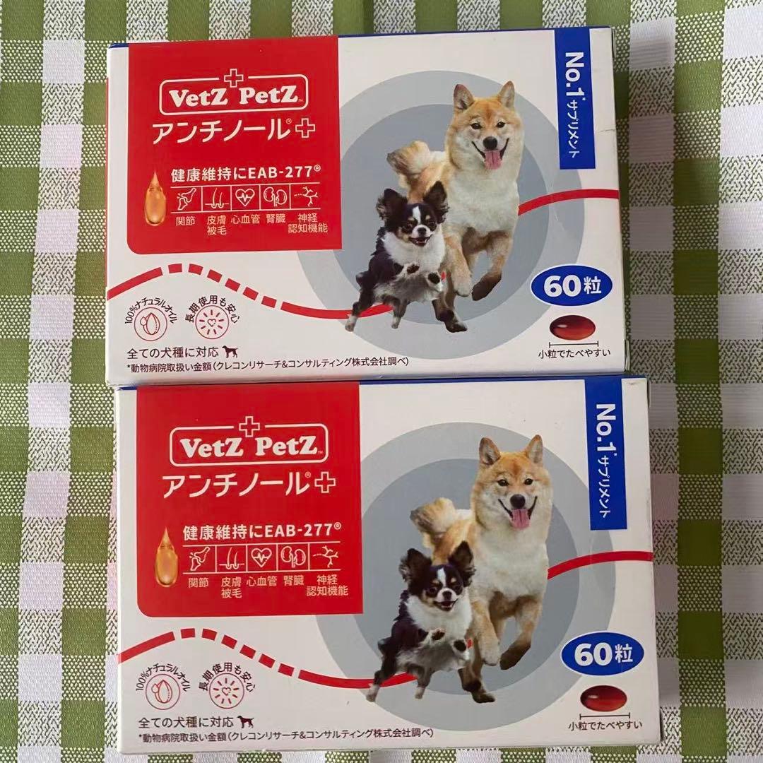 アンチノール　プラス　犬用　60粒　2箱