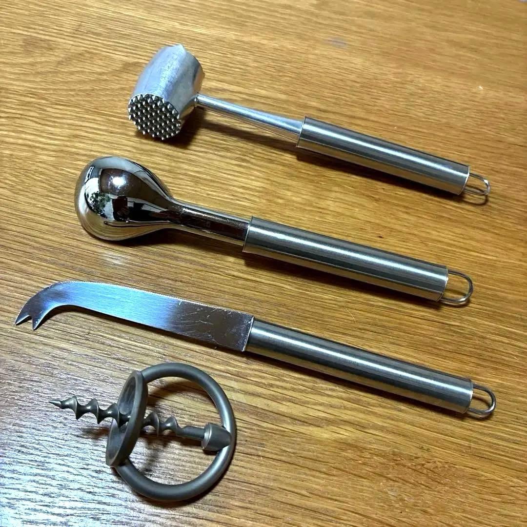 MUJI 無印良品　ステンレス製キッチンツールセット　廃番　貴重