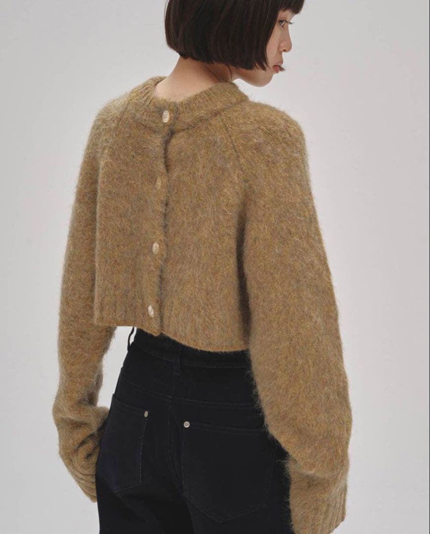 トップス Brushed Knit Cardigan