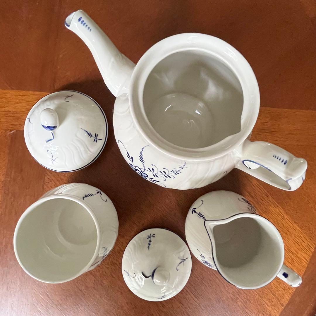 【美品】旧ロゴ　ビレロイ&ボッホ★オールドルクセンブルク★ティーポットセット