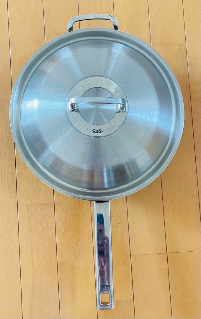 ステンレス製 蓋付き片手鍋