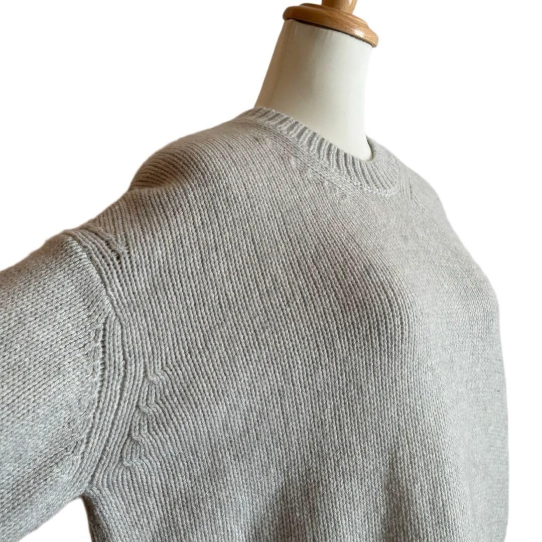 【GALERIE VIE】 ファインウール クルーネックプルオーバー