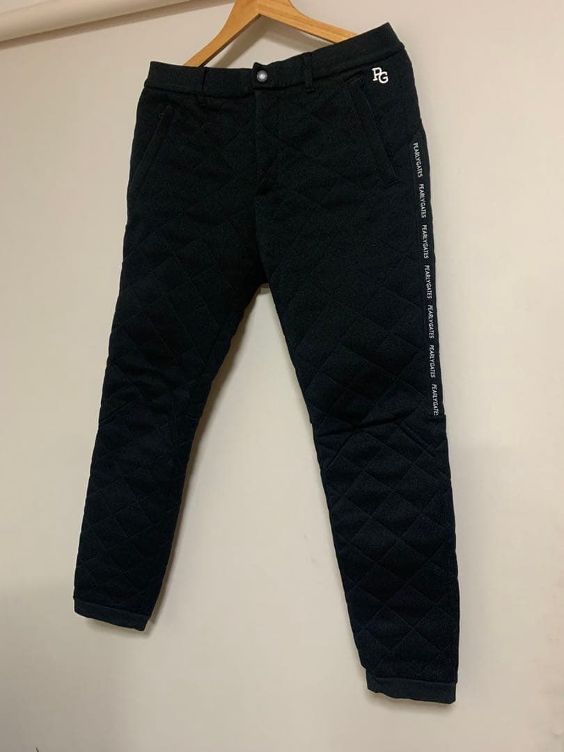 パーリーゲイツ　キルティング ジョガーパンツ