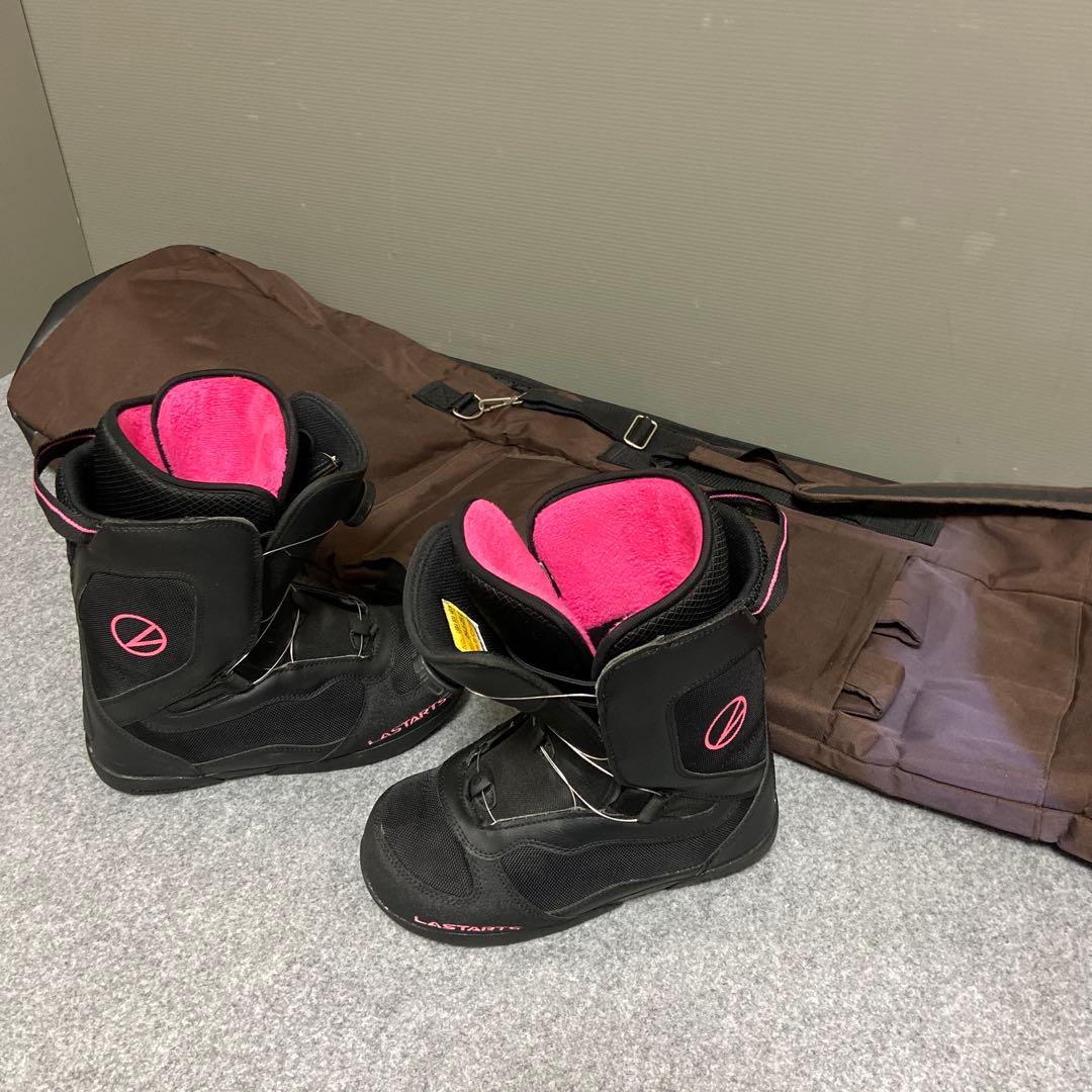 ★ メンテ済　スノボセット　板144cm ブーツ24.5~ 25cm ケース付