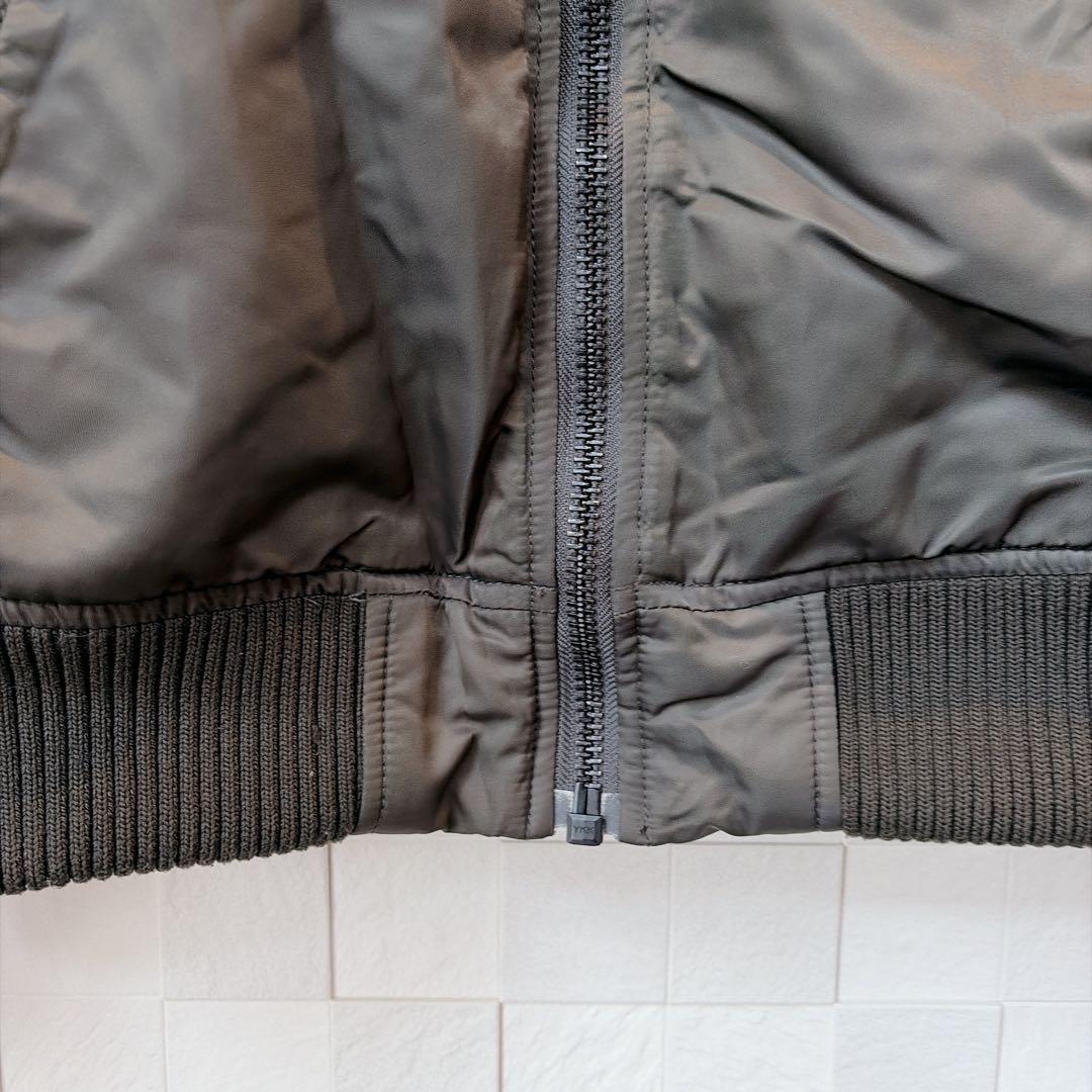 【美品】アルファ ALPHA INDUSTRIES　フライトジャケット　カーキ