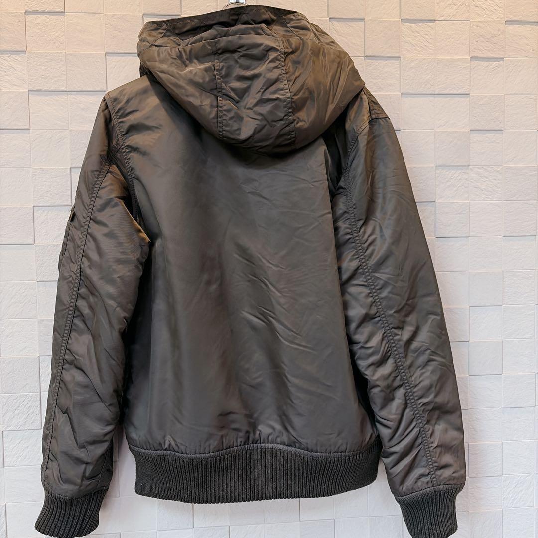 【美品】アルファ ALPHA INDUSTRIES　フライトジャケット　カーキ