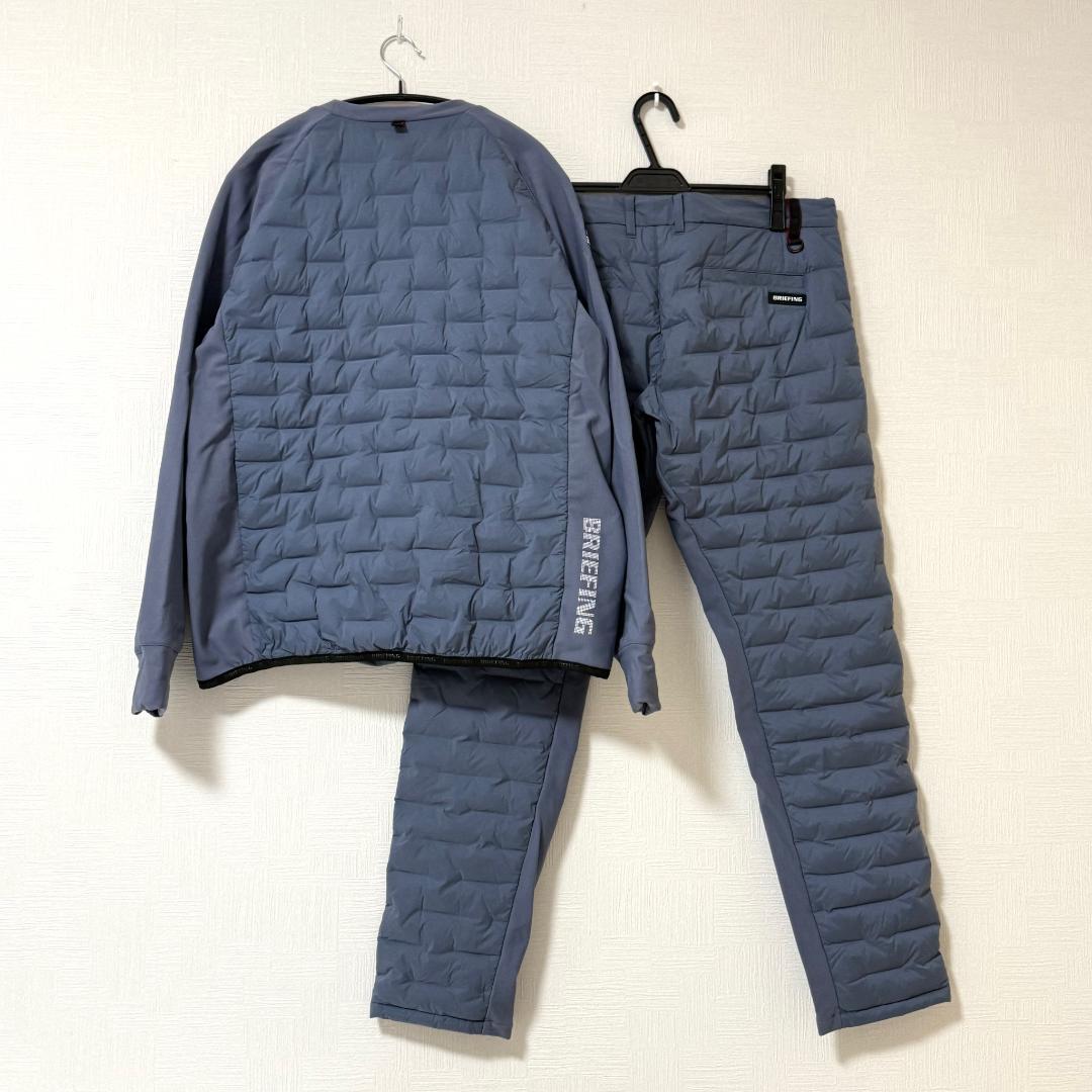 完売 極美品 BRIEFING ハイブリッドダウン プルオーバー パンツ セット