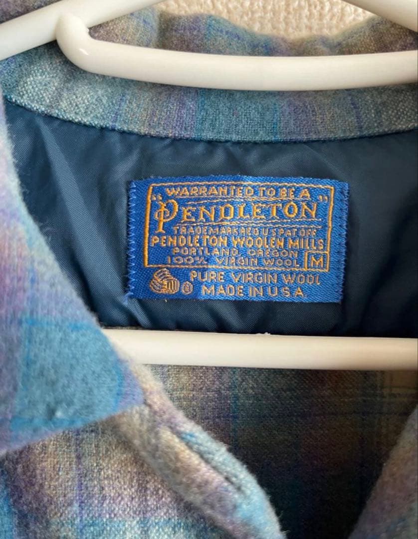 ペンドルトン　pendleton オンブレ　ボードシャツ　　 ウールシャツ