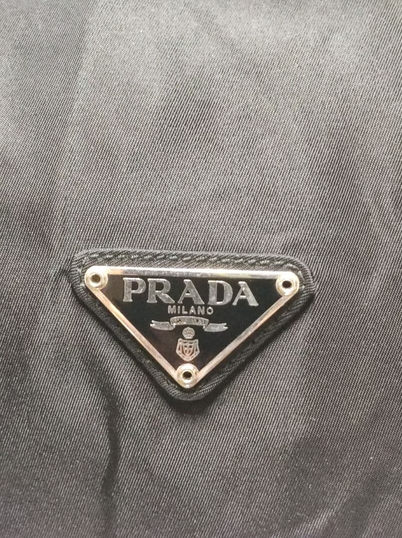 美品 PRADA ブラック ボストンバッグ
