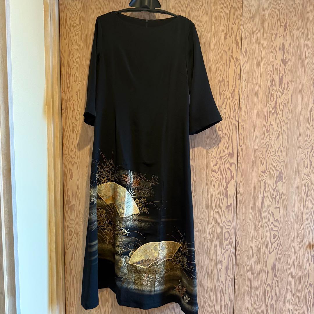 留袖ドレス　試着のみで着用