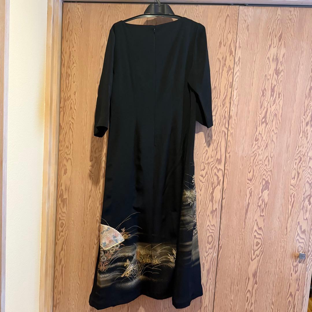 留袖ドレス　試着のみで着用