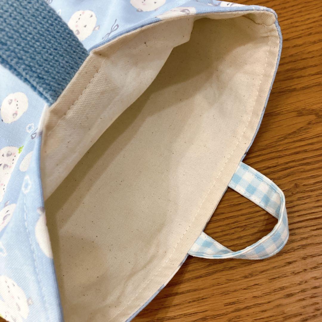 シマエナガ　レッスンバッグ　図書バッグ　上履き入れ　上履き袋　シューズバッグ