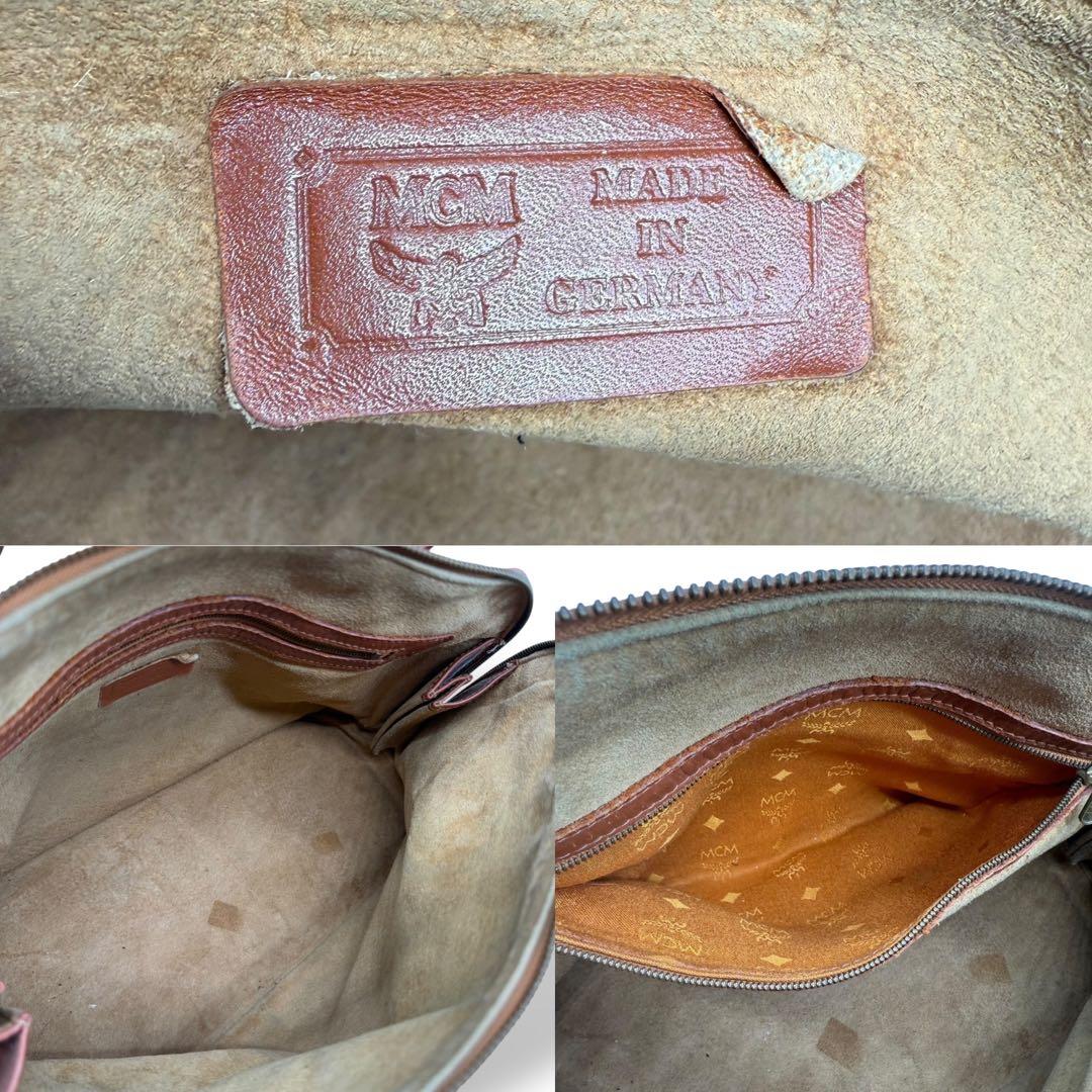 MCM エムシーエム ハンドバッグ ミニボストンバッグ レザー ヴィセトス柄