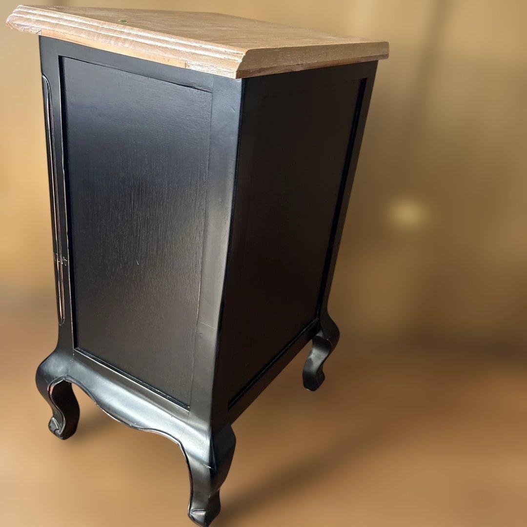 猫脚クラシックスタイル木製キャビネット 引き出し付き