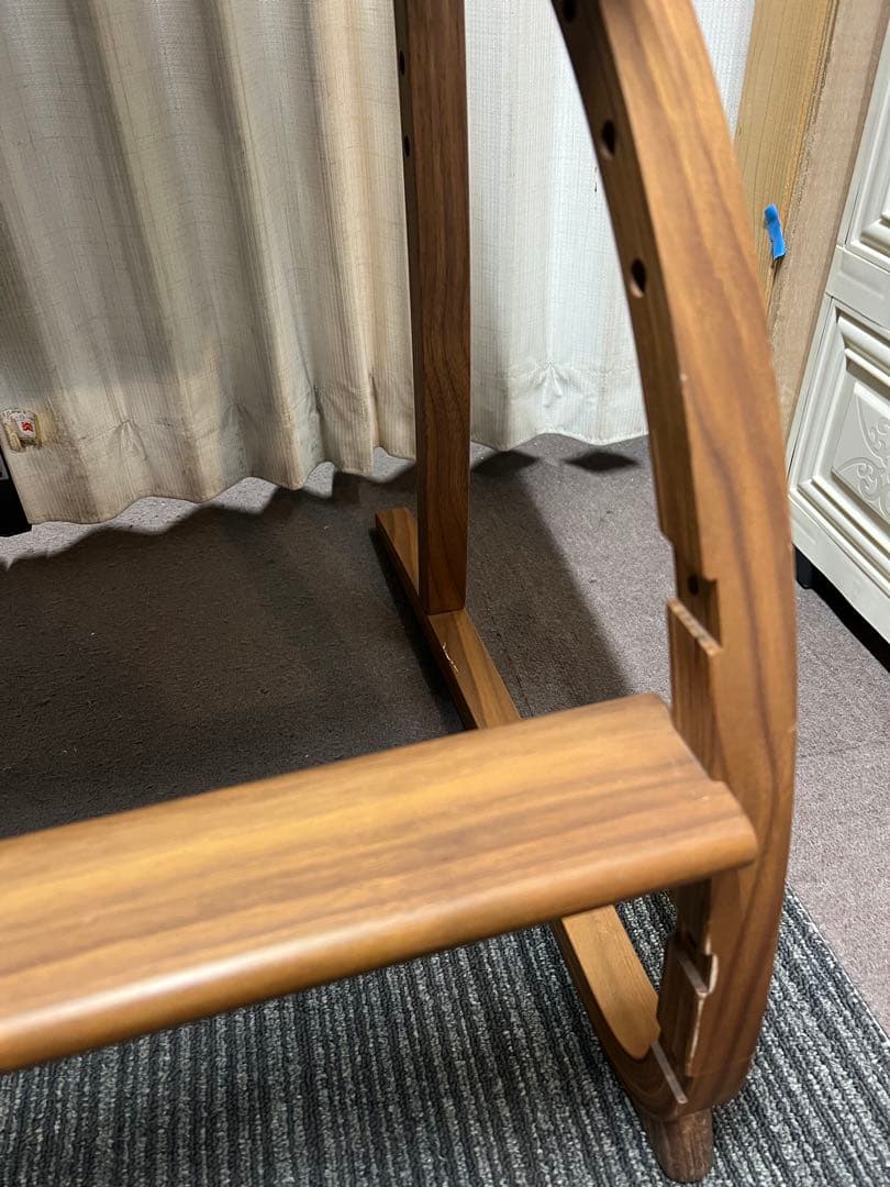 N1【used】カリモク デスクチェア XT2451KR フローラルブルー