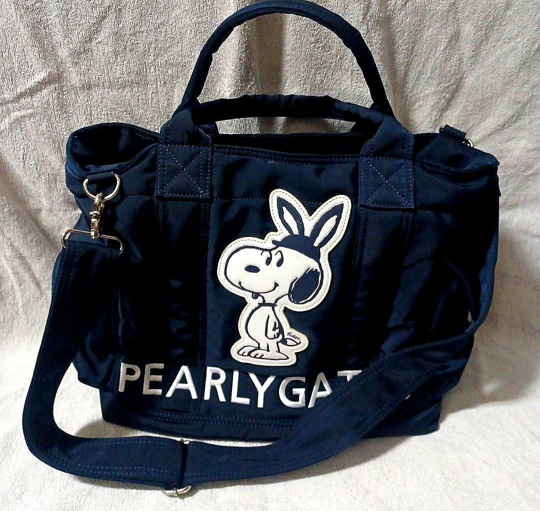 【美品】パーリーゲイツ　スヌーピー　ロッカーバッグ