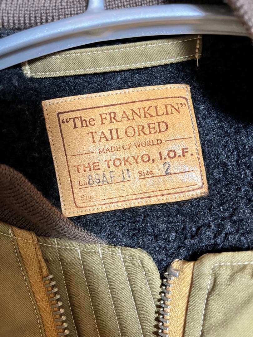 フランクリンテーラード　フライトジャケット　ボア　サイズ2
