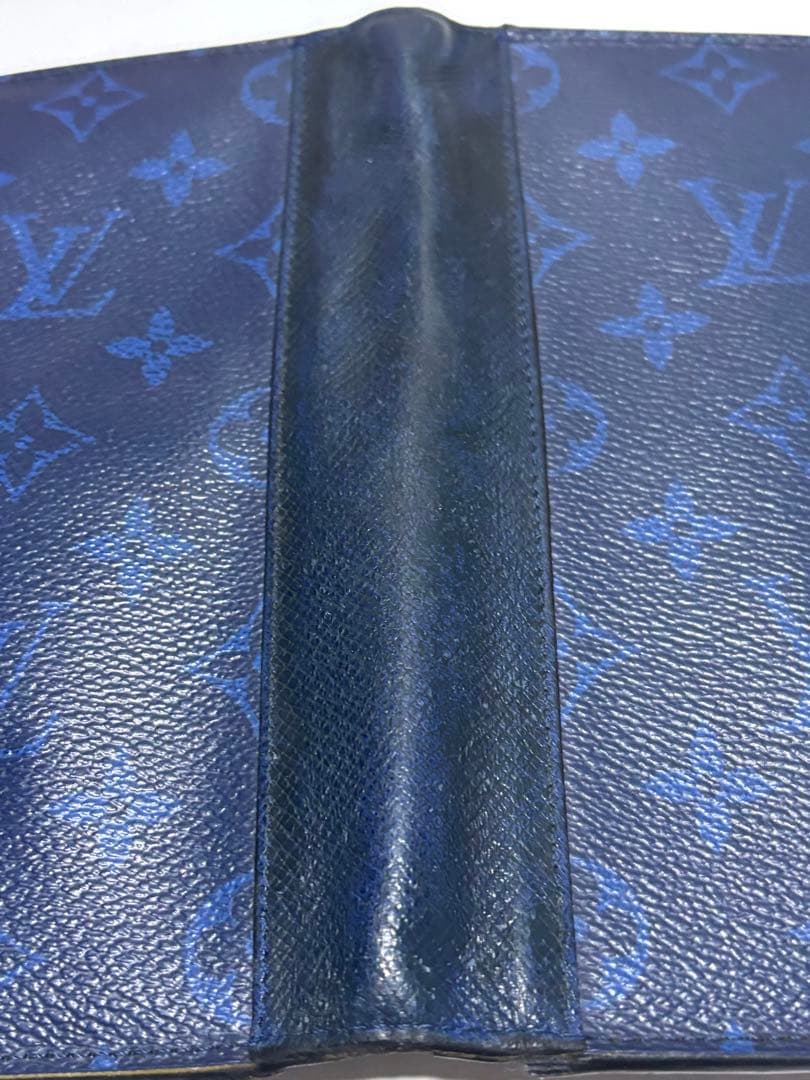 S*✨様 ルイヴィトン タイガラマ ポルトフォイユ ブラザ 長財布 青 ブルー