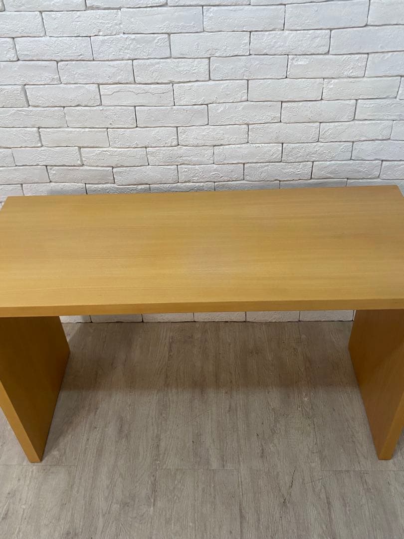 【東京都内23区配送無料】MUJI 無印　デスク　机　木製 学習　書斎　事務所