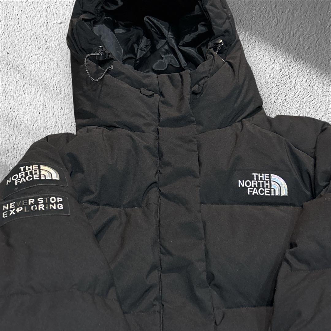 ノースフェイス ダウンジャケット 黒 L ※155、