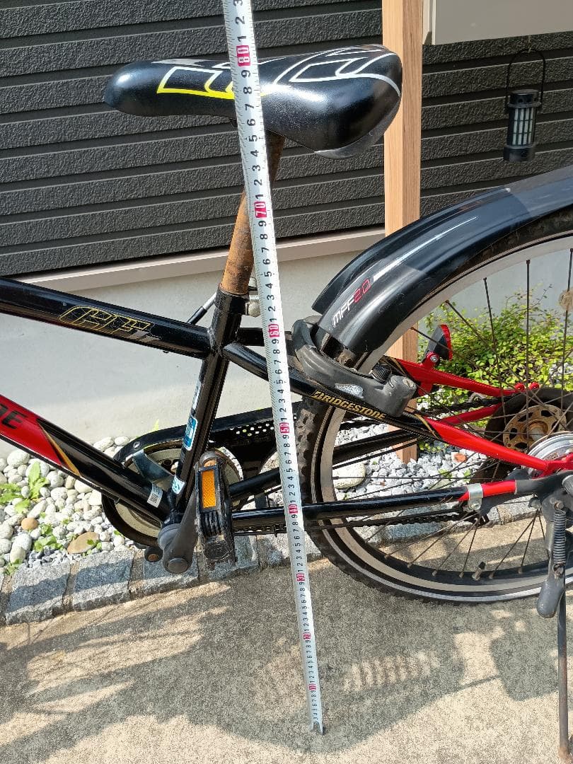 ブリヂストン ジュニア自転車 レッド/ブラック