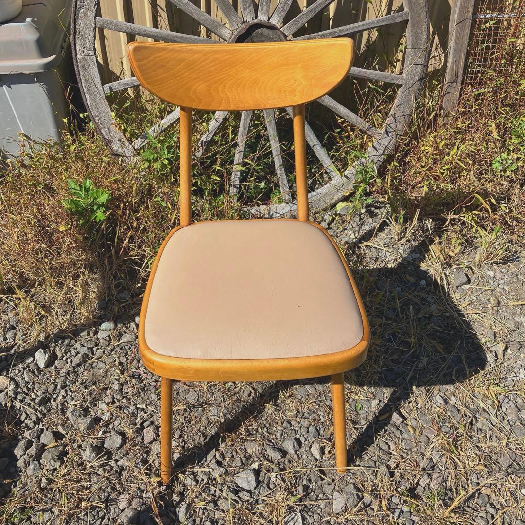 昭和レトロ オールドマルニ 70s デルタチェア マルニ木工 希少 ④