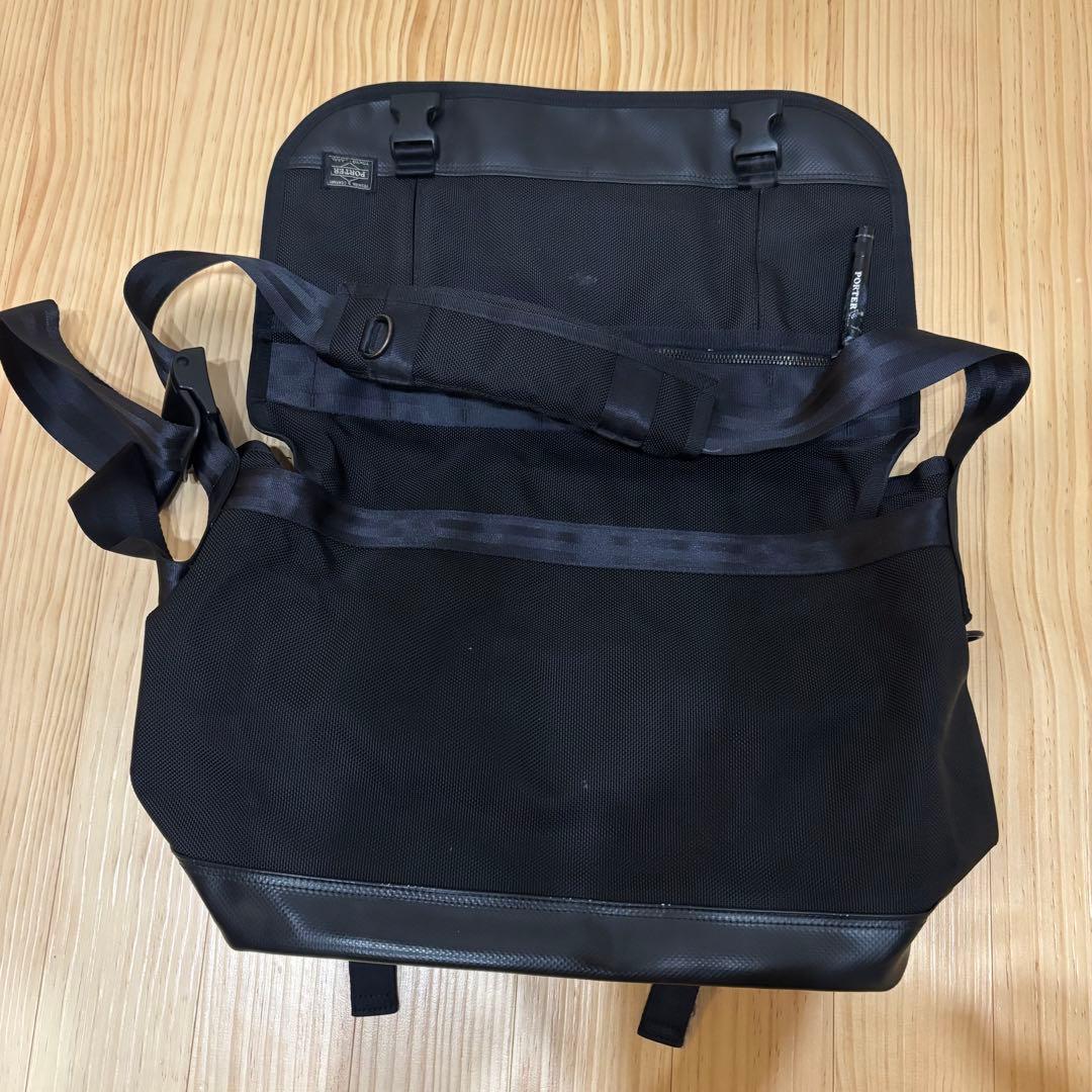 PORTER メッセンジャーバッグ ブラック 吉田カバン HEAT