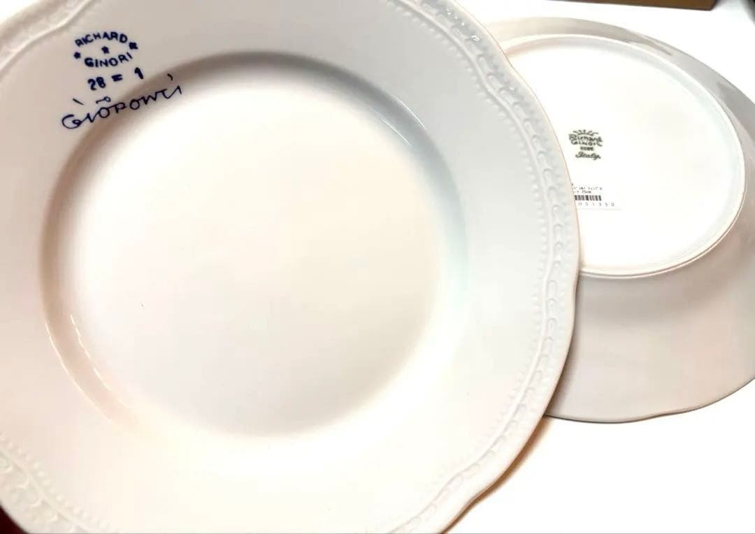 ボンジョルノ ディンブロ ペアプレート お皿 新品 リチャードジノリ