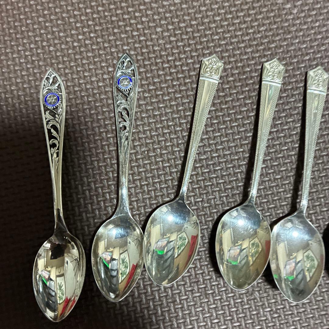 ‼️超希少‼️ロータリーインターナショナル シルバースプーン 2本計６本純銀約90g