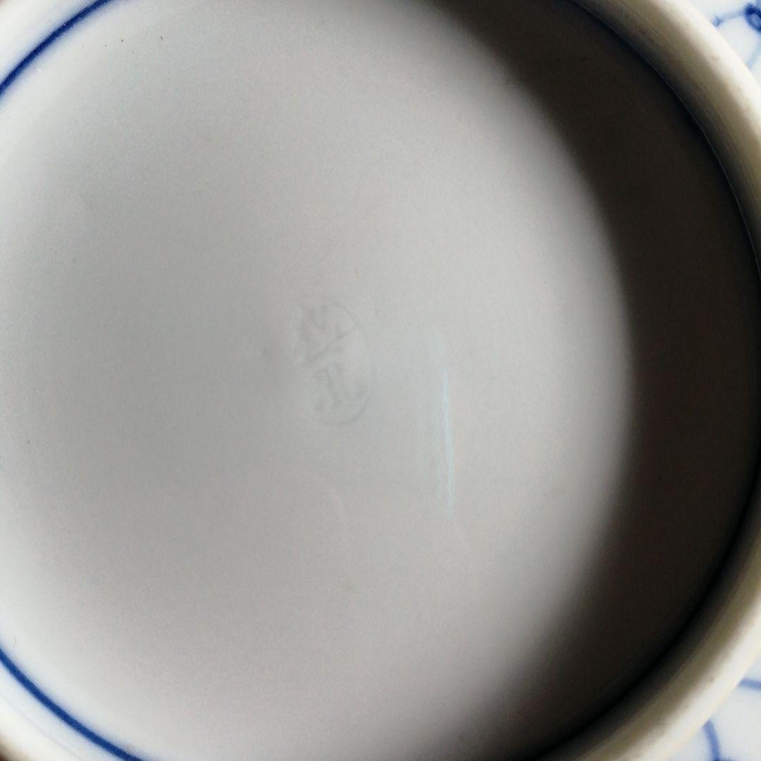 伊万里　染付網手紋皿　15枚　15cm　明治期