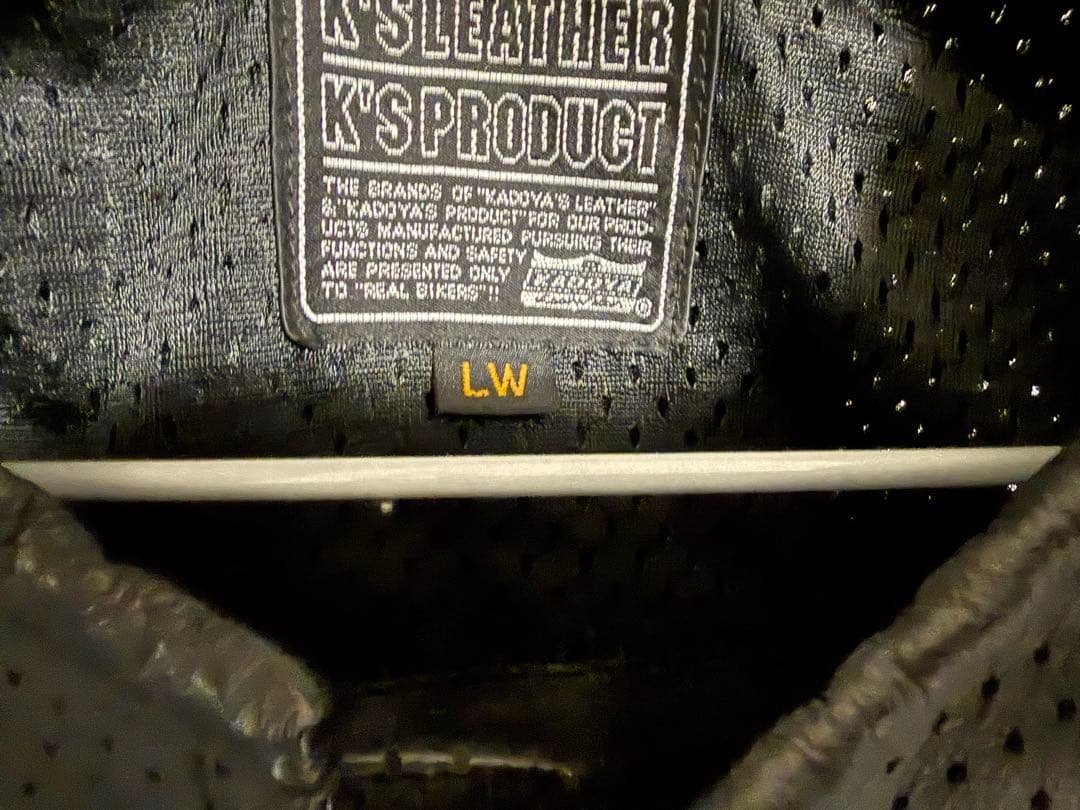 KADOYA カドヤ　パンチングレザー ライダースジャケット