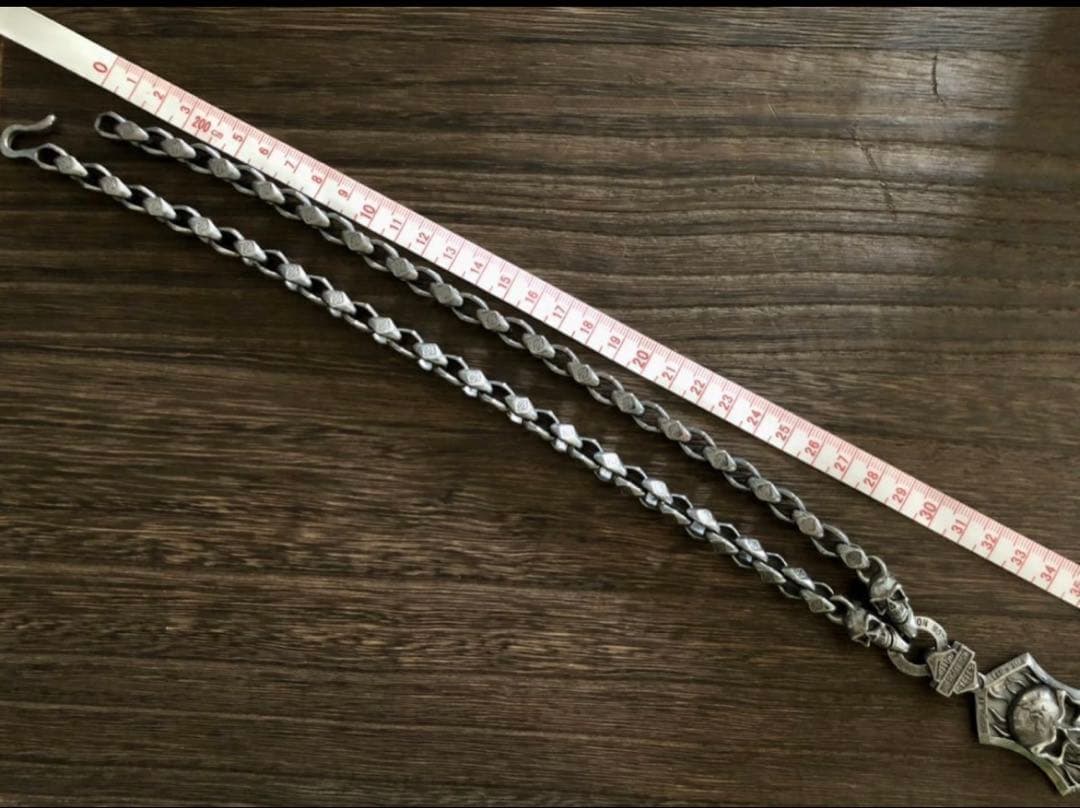 ビンテージ　スカルネックレス　ハーレーダビッドソン