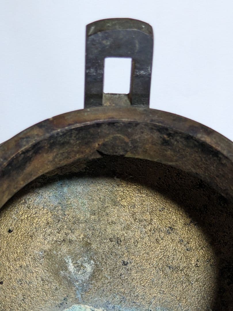 ♦高岡銅器 透し火屋蓋 袴形 三足香炉 銅器 唐金 香道具 置物 飾り 骨董品