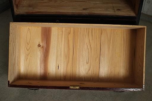 古いチェスト　引き出し4杯　タンス　収納　古家具　古民家　時代家具