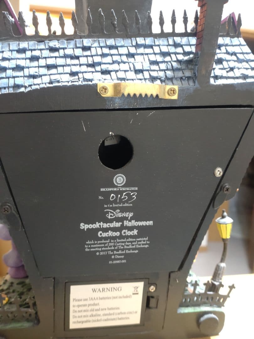 Disney　ミッキー 　ドナルド他ハロウィン掛時計