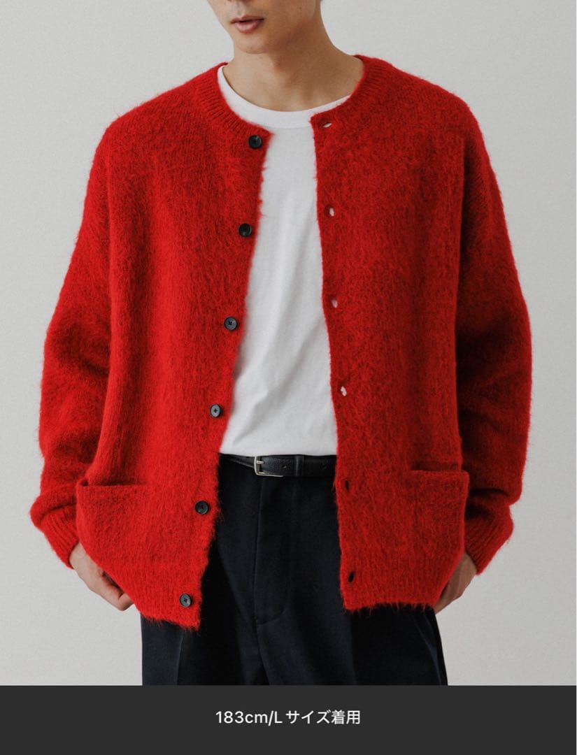 ADAM ET ROPÉ 赤 カーディガン Mサイズ