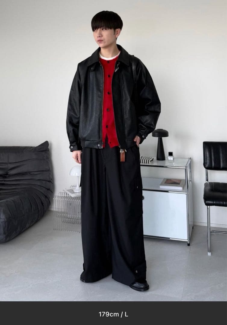 ADAM ET ROPÉ 赤 カーディガン Mサイズ