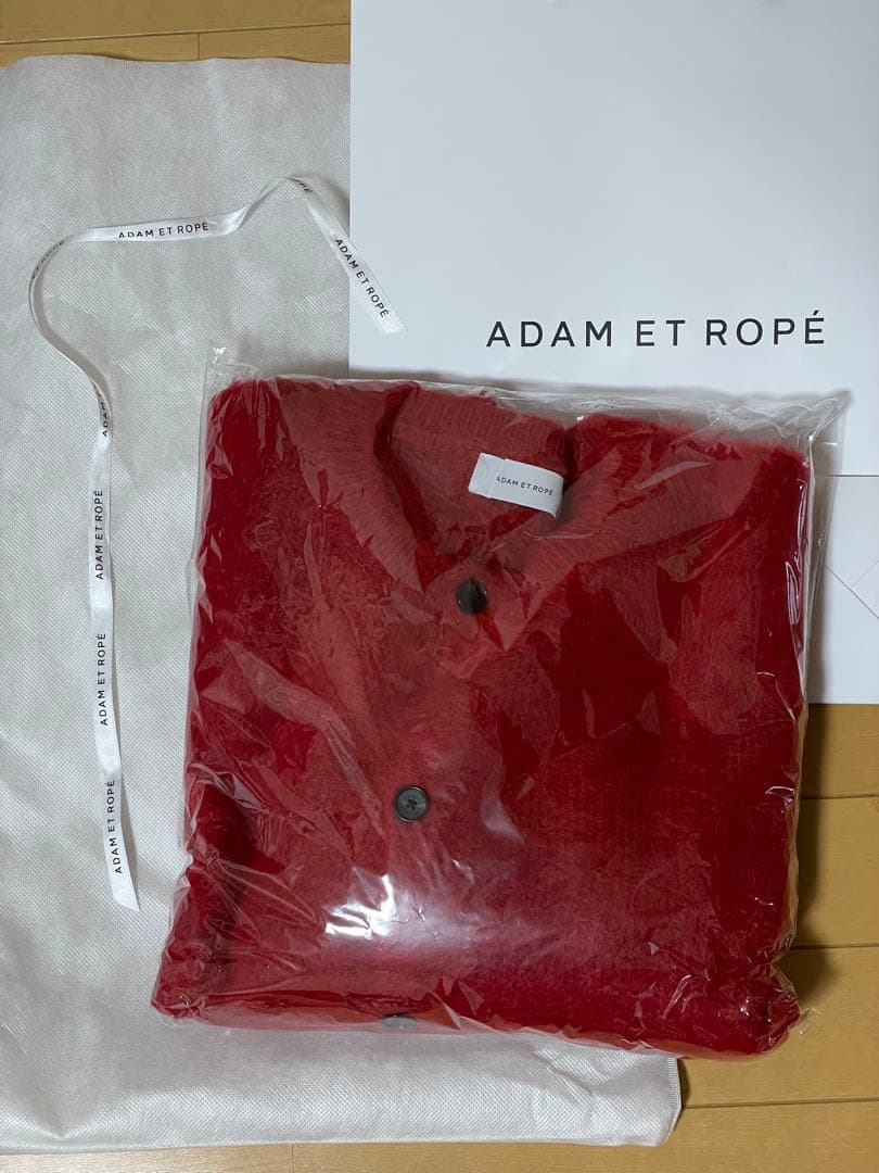 ADAM ET ROPÉ 赤 カーディガン Mサイズ