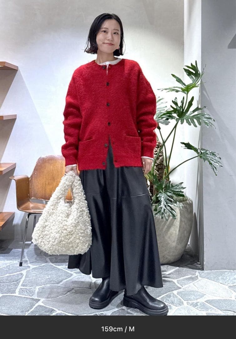 ADAM ET ROPÉ 赤 カーディガン Mサイズ