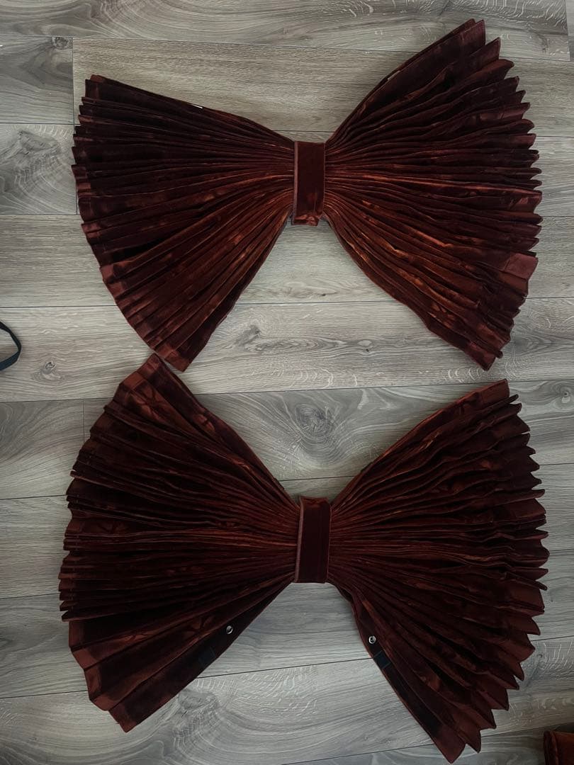 コスモスブラウンアコーディオン式仮眠カーテン 2.4m×80cm丈　トラック用品