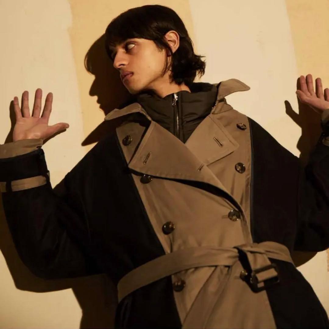 美品 YOKE リバーシブルトレンチコート サイズ3