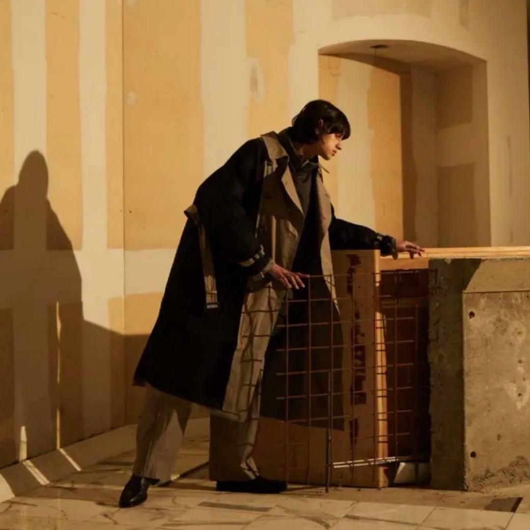 美品 YOKE リバーシブルトレンチコート サイズ3