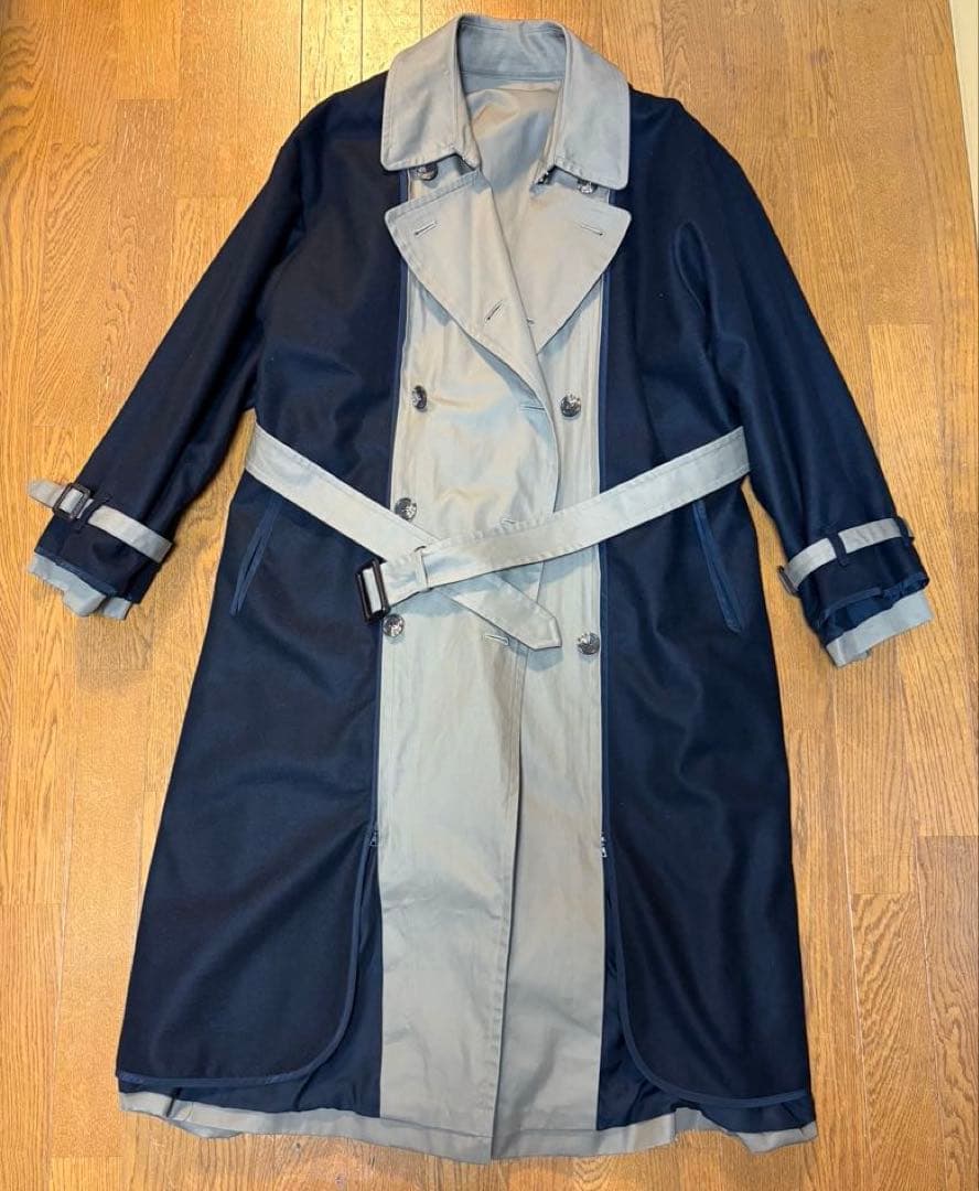 美品 YOKE リバーシブルトレンチコート サイズ3