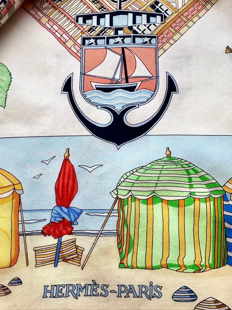 Hermès エルメス コットンスカーフ