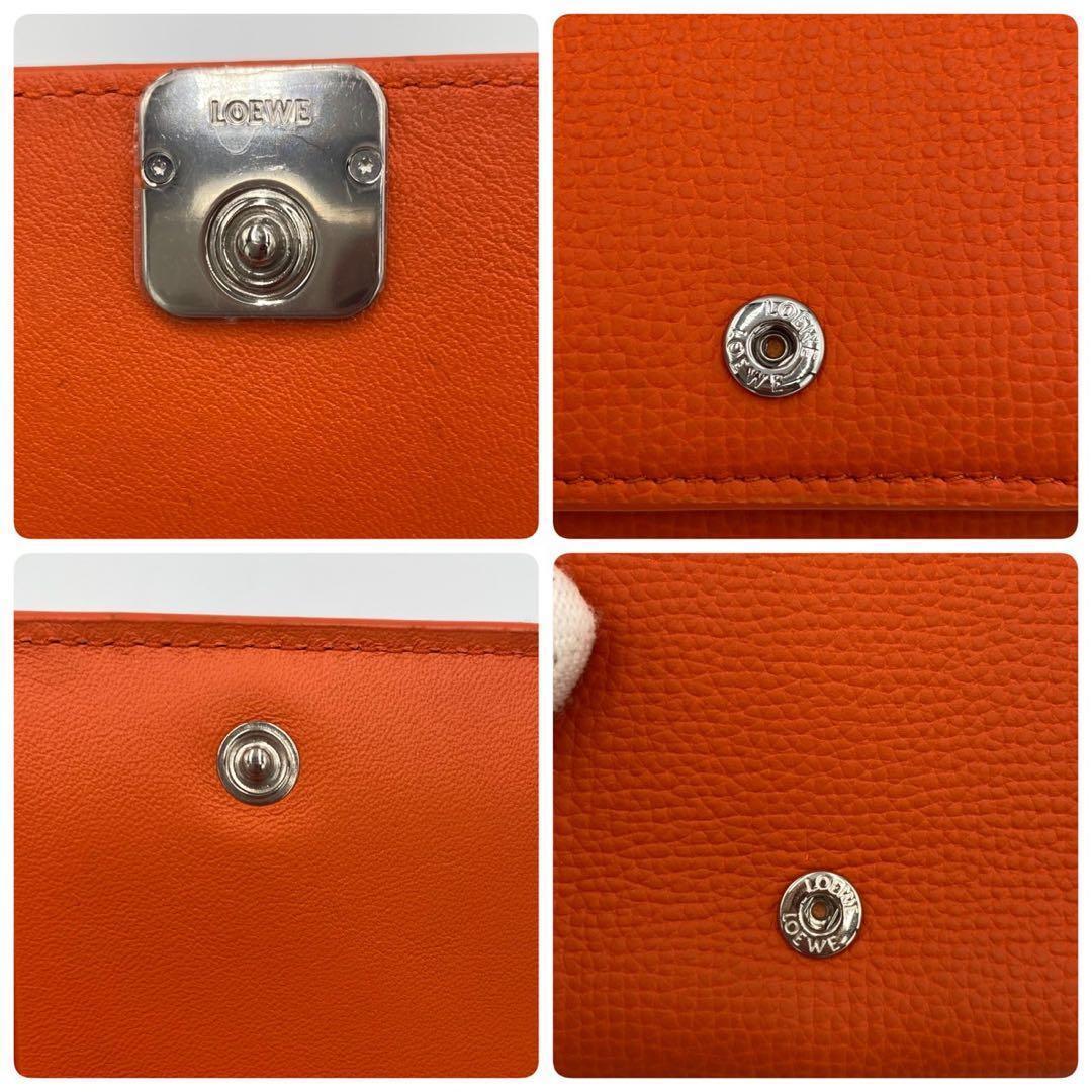 ！新品同然！　ロエベ　アナグラム　オレンジ　付属品完備　27AK