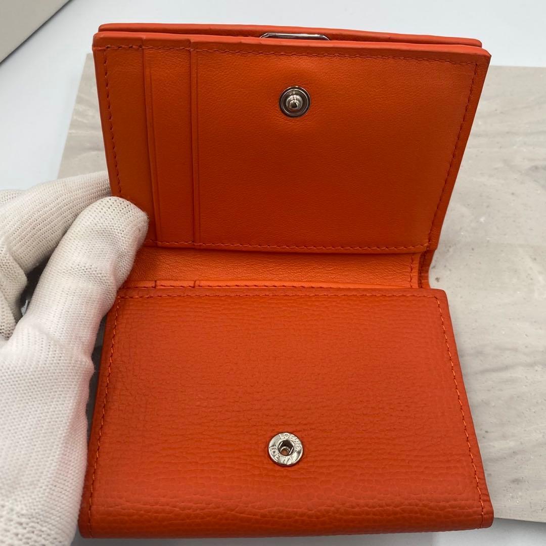！新品同然！　ロエベ　アナグラム　オレンジ　付属品完備　27AK