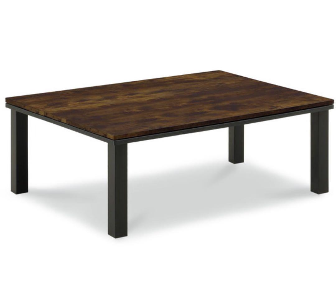 お値下げ！ブラウン木製こたつテーブル