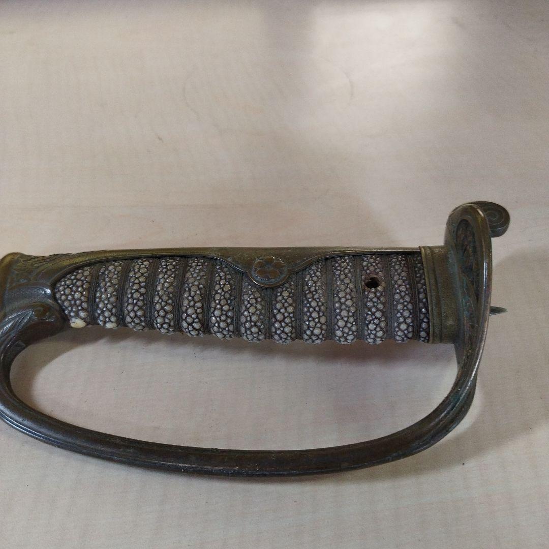 旧日本軍　サーベル　柄　鍔　貴重　戦争